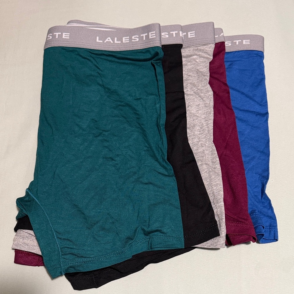 Women's 5-Pack Bamboo Comfort Boxer Briefs - Burgundy & Assorted NWOT - Picture 3 of 4